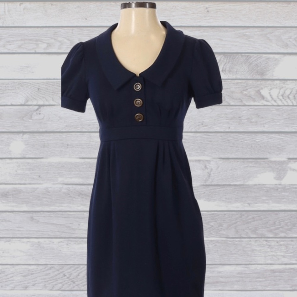 Ali Ro Navy Short Sleeve dress